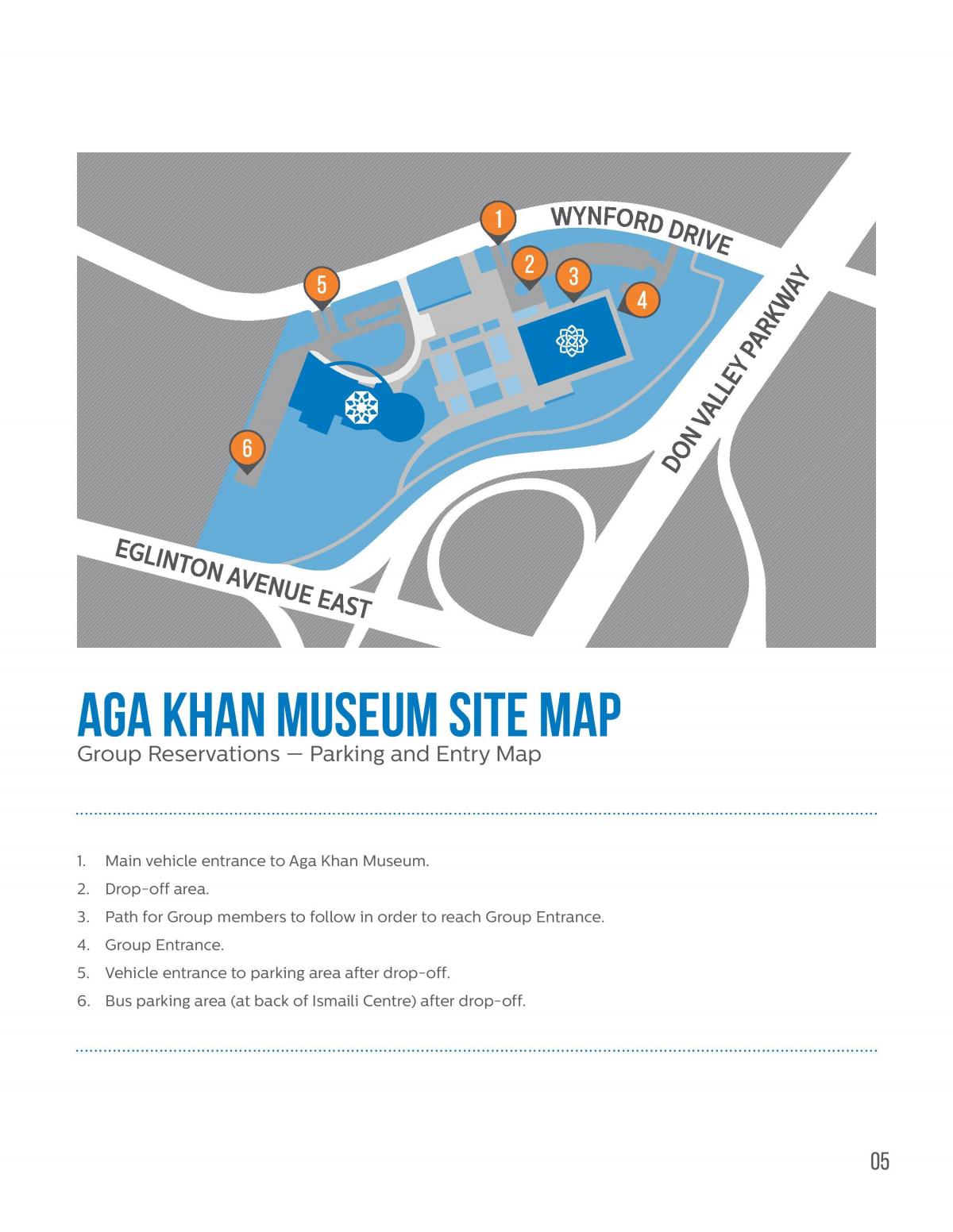 Mappa di museo Aga Khan