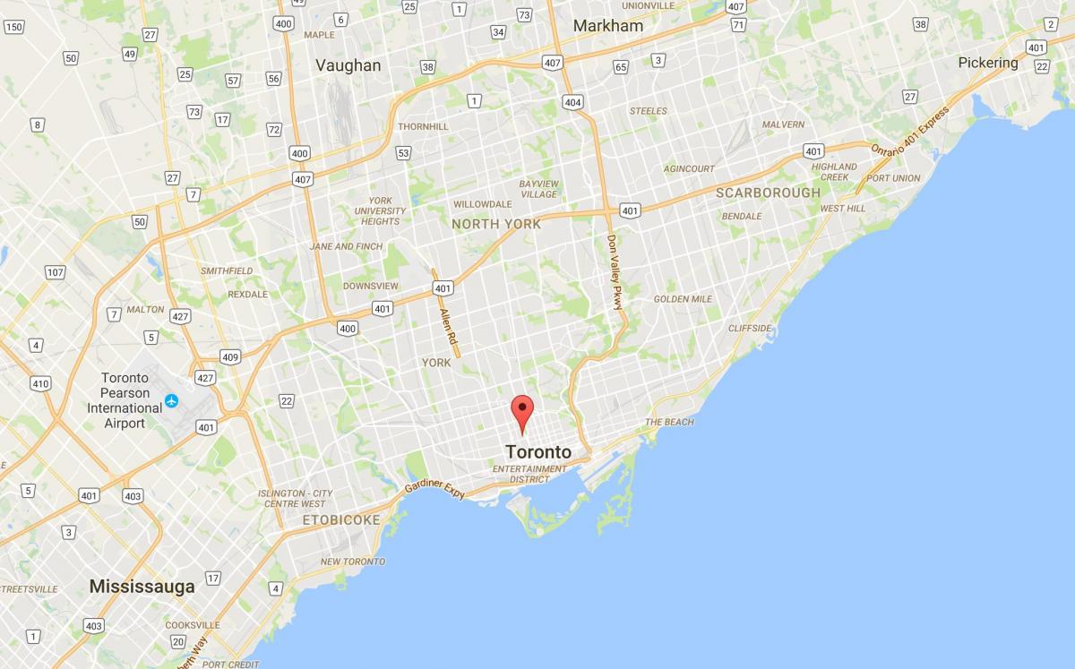 Mappa di Scoperta Distretto di Toronto