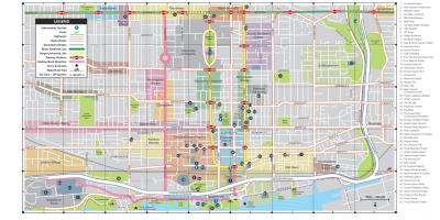 Mappa del Centro di Toronto