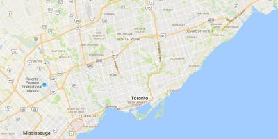 Mappa di Alderwood Parkviewdistrict Toronto