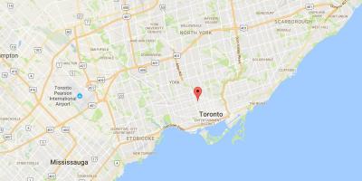 Mappa dell'Allegato del distretto di Toronto