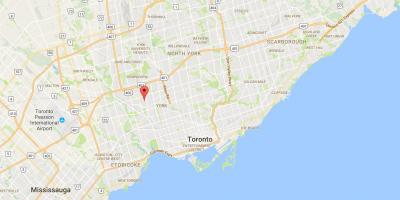Mappa di Amesbury distretto di Toronto