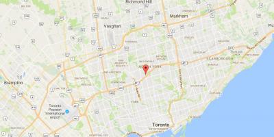 Mappa di Armatura Heights, distretto di Toronto