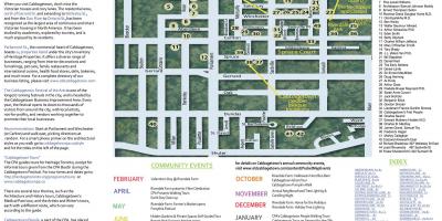 Mappa di Cabbagetown eventi Toronto