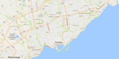 Mappa di Don Mills distretto di Toronto