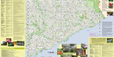 Mappa di giardini Toronto east