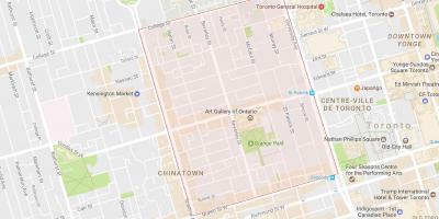 Mappa di Grange Park nel quartiere di Toronto