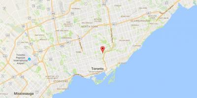 Mappa del Governatore del distretto di Ponte Toronto
