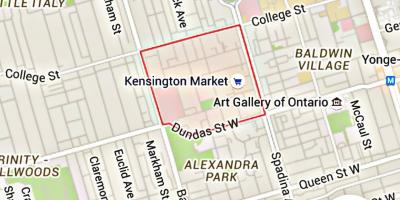 Mappa di Kensington Market