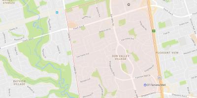 Mappa di Arachidi quartiere di Toronto