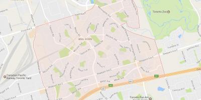 Mappa di Malvern, quartiere di Toronto