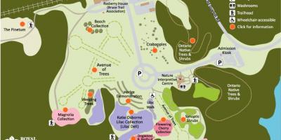 Mappa di RBG Arboretum