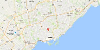 Mappa di Summerhill distretto di Toronto