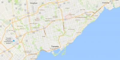 Mappa di Tam O'Shanter – Sullivandistrict Toronto