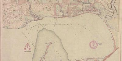 La mappa della terra di York, Toronto 1787-1884