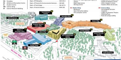 Mappa della university of Toronto Scarborough campus